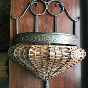 Wrought Iron Hanging Basket